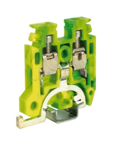 Зажим для заземления желт.зелен 2,5 кв.мм DKC ZTR110 в Волгограде Крепежные изделия Pintop.ru