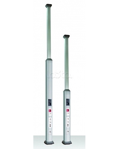 Колонна алюминиевая, 2.7 - 4.2м, цвет белый DKC 09572 в Волгограде Аксессуары для стоек и шкафов Pintop.ru