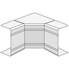Угол внутренний изменяемый (70-120°) NIAV 25x30 мм DKC 01721