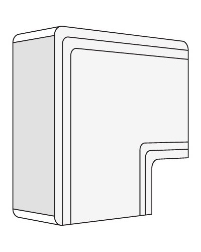 Угол плоский NPAN 60x60 мм DKC 01743 в Волгограде Аксессуары для кабель-канала Pintop.ru