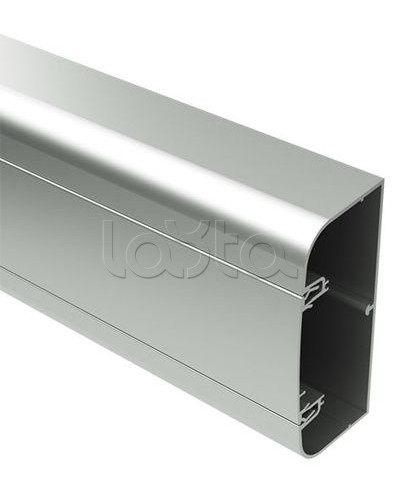 Кабель-канал алюминиевый 90х50 мм (с 1 крышкой), цвет серебристый металлик DKC (09599) в Волгограде Кабель-канал Pintop.ru