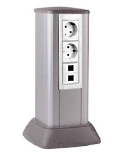 Миниколонна алюминиевая, 0.25м, цвет чёрный DKC (19523) в Волгограде Аксессуары для кабель-канала Pintop.ru