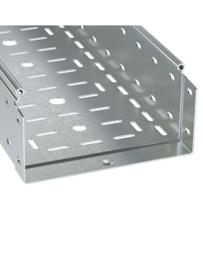 Лоток перфорированный 100х100 L3000 толщ.1,0 мм, горячеоцинкованный DKC (3534110HDZ) в Волгограде Кабельные лотки Pintop.ru
