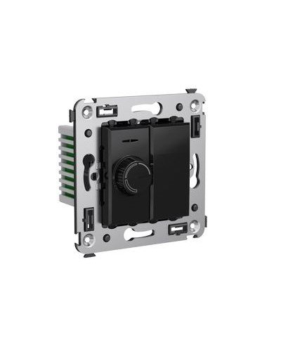 Диммер поворотный в стену, Avanti, Черный квадрат DKC 4402133 в Волгограде Аксессуары для стоек и шкафов Pintop.ru