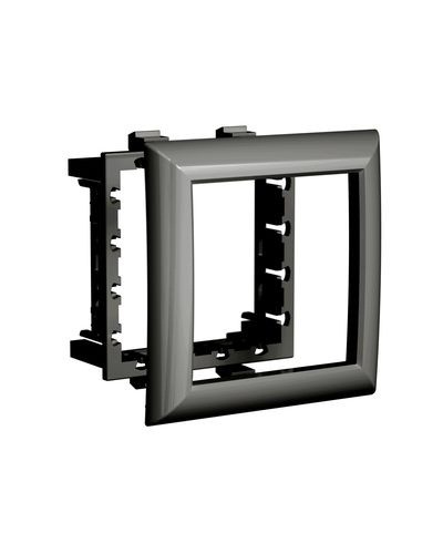 Рамка-суппорт Avanti черный для In-liner Front, 2 мод. DKC 4402912 в Волгограде Аксессуары для лотков Pintop.ru