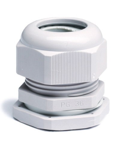 Зажим кабельный с контргайкой, IP68, PG11, д.5 - 10 мм DKC 52700 в Волгограде Клеммные колодки Pintop.ru
