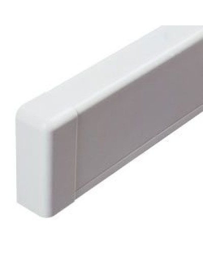 Заглушка для плинтусного короба 100х40 мм белый DKC AIR10045 в Волгограде Аксессуары для стоек и шкафов Pintop.ru