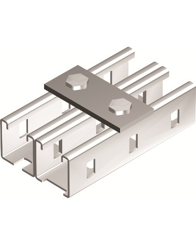 Пластина соединительная, длина 90 мм, 2отв., горячеоцинкованная DKC BMD1011HDZ в Волгограде Аксессуары для лотков Pintop.ru