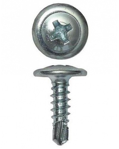 Саморез с пресс-шайбой 4.2x51 острый DKC CM275051 в Волгограде Крепеж Pintop.ru