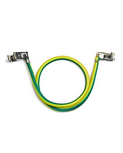 Провод заземления с клеммами для соединения основания и крышки короба, 300 мм DKC (E0001BC) в Волгограде Аксессуары для кабель-канала Pintop.ru