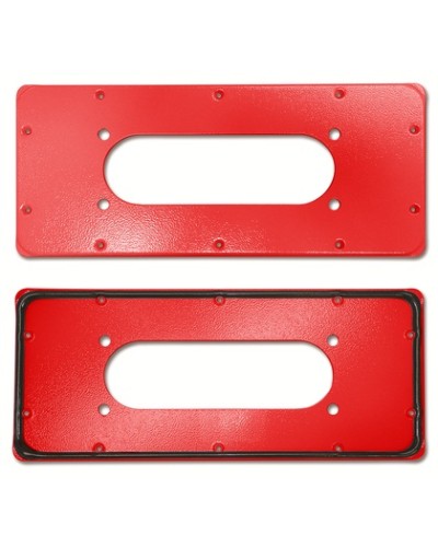 Фланец красный для ST с перф. Тип 5 DKC R5FPST03-RAL3000 в Волгограде Аксессуары для стоек и шкафов Pintop.ru