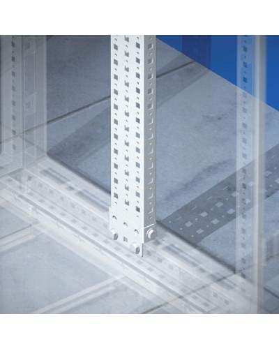 Рейки вертикальные для шкафов CQE высотой 2000 мм (2 шт/уп) DKC R5PDV20 в Волгограде Аксессуары для стоек и шкафов Pintop.ru