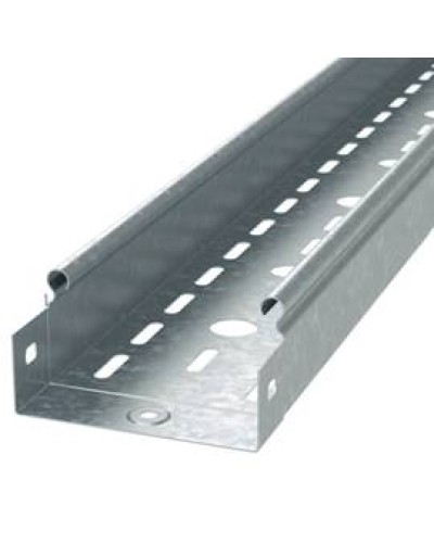 Лоток неперфированный металлический 100x50x3000 DKC (SPL3510) в Волгограде Кабельные лотки Pintop.ru