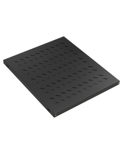 Полка стационар. 19, для шкафов глуб. 600, 370мм, нагрузка 50 кг, чер. Datarex DR-421111 в Волгограде Полки для шкафов и стоек Pintop.ru