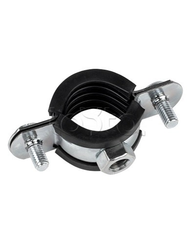 Хомут стальной 3/8 (15-19 мм), с уплотнителем EKF (hsu1038) в Волгограде Стяжки-хомуты Pintop.ru