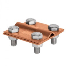 Зажим универсальный полоса 30 - прут 10 (пластина 57x57мм) Cu EKF PROxima (lp-55911-cu)