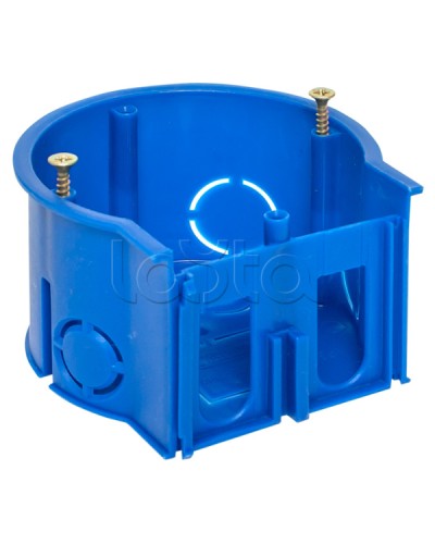 Коробка установ. сборная оконечная КМТ-010-4005 для твердых стен (71х45) с саморезами EKF (plc-kmt-010-4005-r) в Волгограде Распределительные коробки Pintop.ru