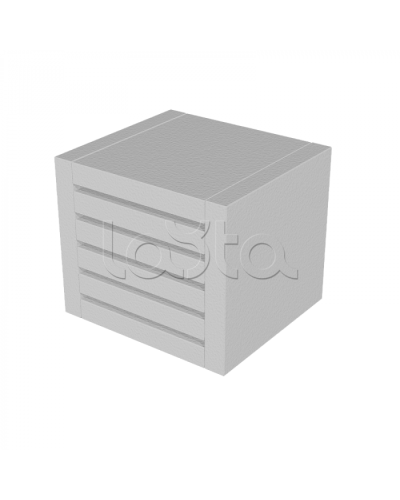 Вентиляционный блок TEHSTRONG VB 100x100x75 (EI 180) EKF (vb10075) в Волгограде Аксессуары для лотков Pintop.ru