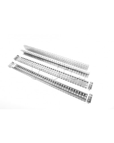 Шина монтажная 23х73 с держателем для шкафов EMS высота/ширина/глубина 600 мм Elbox EMS-RM-73.23.600 в Волгограде Аксессуары для стоек и шкафов Pintop.ru