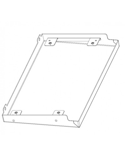 Крыша дождевая для шкафов серии EMW (Ш500 × Г300) Elbox (EMW-RR-500.300) в Волгограде Аксессуары для стоек и шкафов Pintop.ru