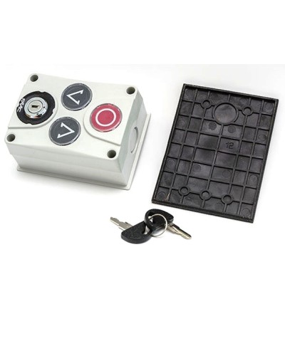 Панель управления 3х кнопочная с ключом Faac 402500 в Волгограде Устройства радиоуправления для шлагбаумов и автоматики Pintop.ru