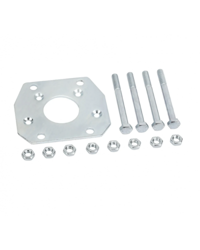 Пластина монтажная с анкерами для стойки Faac 737100 в Волгограде Запчасти для шлагбаумов и автоматики Pintop.ru