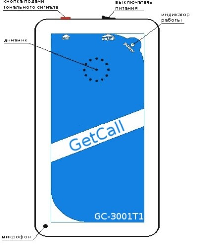 Устройство переговорное Getcall GC-3001T1 в Волгограде Переговорные устройства Pintop.ru