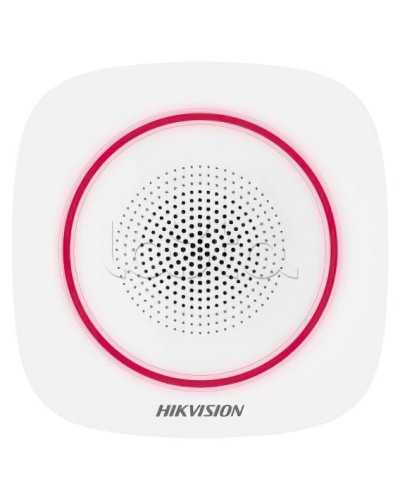 Беспроводной внутренний SIP-оповещатель Hikvision AX PRO DS-PS1-II-WE(RU) (Red Indicator) в Волгограде Оповещатели Pintop.ru