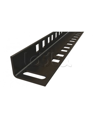 Кронштейн для крепления 19 дюймового оборудования черный RAL9005 Hyperline CTRP-19-4U-RAL9005 в Волгограде Аксессуары для стоек и шкафов Pintop.ru