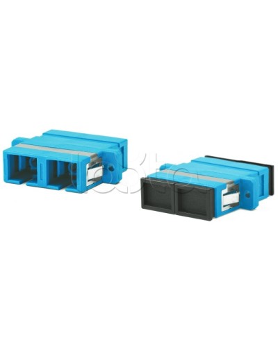 Адаптер оптический проходной SC/UPC-SC/UPC Hyperline FA-P11Z-DSC/DSC-N/BK-BL в Волгограде Проходные адаптеры и розетки оптические Pintop.ru