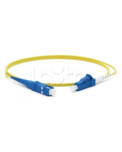 Патч-корд волоконно-оптический Hyperline FC-S2-9-LC/UR-SC/UR-H-10M-LSZH-YL в Волгограде Патч-корды оптические Pintop.ru