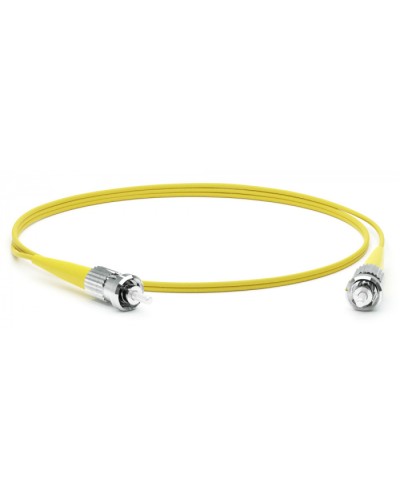 Патч-корд волоконно-оптический Hyperline FC-S2-9-ST/UR-ST/UR-H-1M-LSZH-YL в Волгограде Патч-корды оптические Pintop.ru