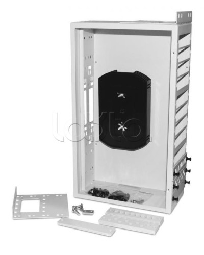 Бокс оптический универсальный 19 Hyperline FO-19R-3U-12xSLT-W140H42-96UN-GY в Волгограде Коммутационные изделия Pintop.ru