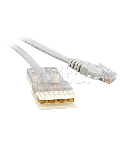Патч-корд Hyperline PC-110-RJ45-4P-C5e-2M-LSZH-GY в Волгограде Патчкорды (медные) Pintop.ru