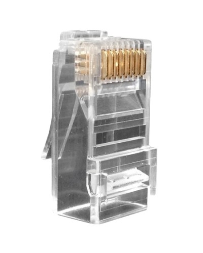 Разъем RJ-45 Hyperline PLUG-8P8C-UV-C6-100 в Волгограде Коннекторы и разъемы Pintop.ru