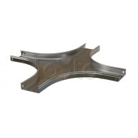 Ответвитель X-образный горизонтальный плавный Hyperline RST-CXS-300-100-0,8-R100-SZ