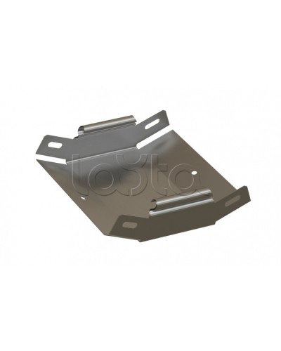 Угол 45° вертикальный внутренний Hyperline RST-VIA45-100-100-0,8-SZ в Волгограде Аксессуары для лотков Pintop.ru