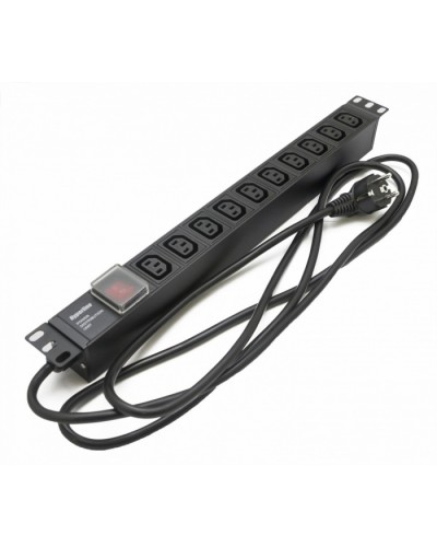 Блок розеток Hyperline SHE19-10IEC-S-2.5EU в Волгограде Блоки розеток Pintop.ru