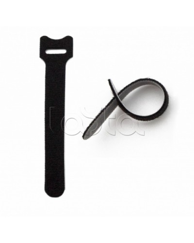 Хомут для кабеля, липучка с мягкой застежкой Hyperline WASN-135-BK-10 в Волгограде Стяжки-хомуты Pintop.ru