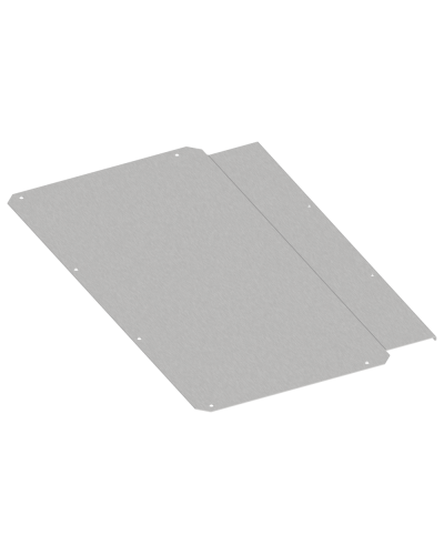 FORMAT Фланец основания встроенного отсека сплошной 400х800мм IEK (FO-00-FBCS-040-080) в Волгограде Аксессуары для стоек и шкафов Pintop.ru