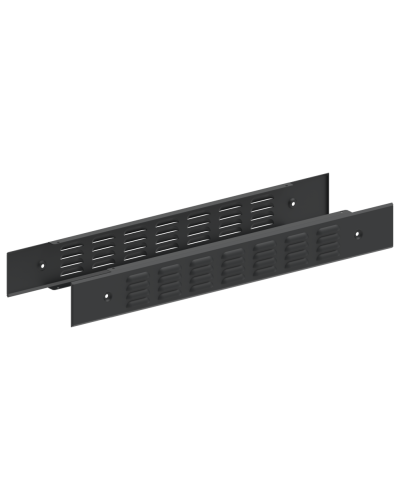 FORMAT Панель цоколя вентилируемая 100х800мм RAL7021 (2шт/компл) IEK (FO-00D-PCV-010-080-7021) в Волгограде Аксессуары для стоек и шкафов Pintop.ru