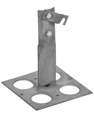 Держатель проводника круглого 6-10мм винтовой IEK (ZDP85-13-1-16-90) в Волгограде Крепеж Pintop.ru