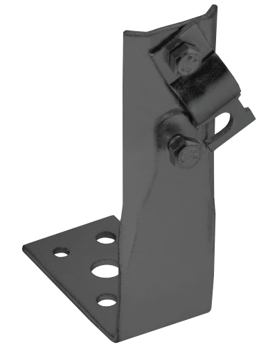 Держатель проводника круглого 6-10мм винтовой угловой h=150мм оцинкованная сталь TD IEK (ZDP87-13-1-16-150) в Волгограде Крепеж Pintop.ru