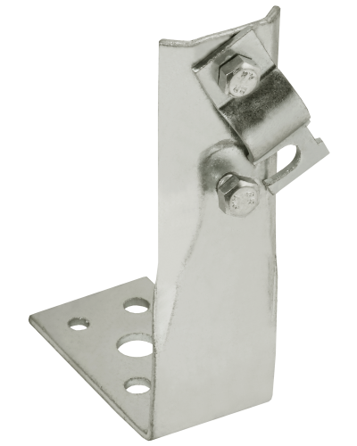 Держатель проводника круглого 6-10мм винтовой угловой h=150мм нержавеющая сталь IEK (ZDP87-20-1-16-150) в Волгограде Крепеж Pintop.ru