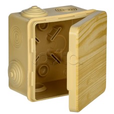 Коробка расп. КМ 80х80х50мм о/к IP54 7 вв. сосна IEK (UKO31-080-080-050-K34-54)