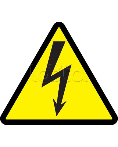 Самоклеящаяся этикетка: 85x85x85, символ Молния IEK (YPC30-MOLNI-3-096) в Волгограде Дополнительное оборудование для ОПС Pintop.ru