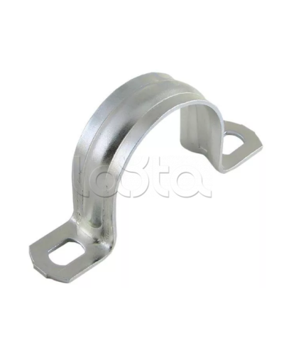 Скоба металл.двухлапковая d25-26мм IEK (CMAT11-25-100) в Волгограде Держатели, клипсы, скобы Pintop.ru