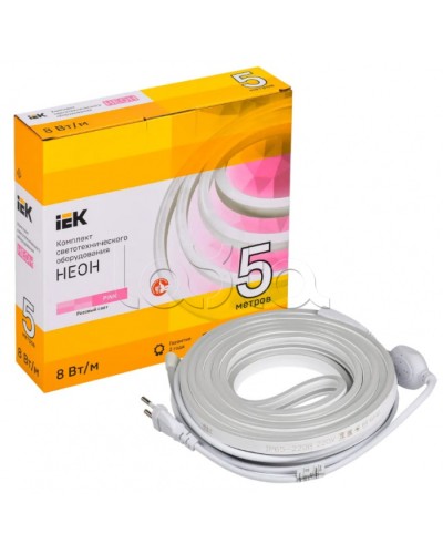 Комплект DIY (2835P120-8-IP65-220В 5м + др.) IEK (LSR5-P-120-65-2-05-S0) в Волгограде Источники света(Лампы) Pintop.ru
