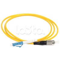 Патч-корд оптический, SM, 9/125 (OS2), FC/UPC-LC/UPC, (simplex), 1м FPC09-FCU-LCU-C1L-1M