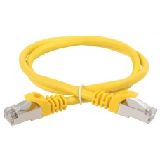 ITK Коммутационный шнур (патч-корд), кат.5Е FTP, 2м, желтый (PC05-C5EF-2M)